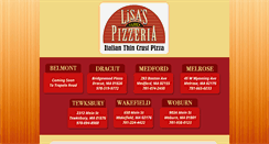 Desktop Screenshot of lisasfamilypizzeria.com